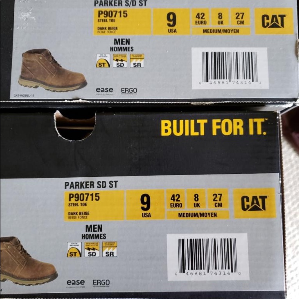 Caterpillar Steel Toe Work Boots
